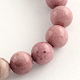 Chapelets de perles en rhodonite naturelle X-G-R257-8mm-1