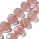 Chapelets de perles aux fraises en quartz naturel G-B044-B11-01-1