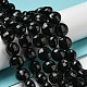 Brins de perles d'onyx noir naturel (teints et chauffés) G-K351-A02-03-2