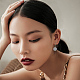 ANATTASOUL 6 Pair 6 Style Natural Pearl Dangle Leverback Earrings EJEW-AN0003-56-4