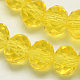 Handmade Imitate Austrian Crystal Faceted Rondelle Glass Beads X-G02YI081-1