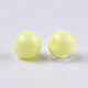Perles plastiques opaques KY-T005-6mm-622-2