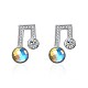 925 Sterling Silver Stud Earrings EJEW-BB34015-01-1