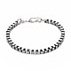 Bracelet chaîne en alliage pour hommes femmes BJEW-N015-013-1