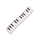 Pinzas para el cabello de cocodrilo esmaltadas de aleación de piano PW-WG85177-02-1