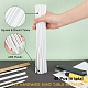 OLYCRAFT 40pcs 10 Sizes ABS Plastic Hollow Tubes Plastic Round/Square Bar Rods White Plastic Hollow Bar for DIY Handmade Sand Table Material Model Building - 3/4/5/6/8mm AJEW-OC0003-06-3