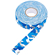 GORGECRAFT 1 Styles 27 Yards Hockey Stick Tape Camo Grip Tape Ice Hockey StickTape Badminton Handle Tape Self-Adhesive Tape for Hockey Squash Racket Bike Grip Handlebar Tape Cover(Blue) AJEW-GF0004-35-1