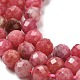 Natur Rhodonit Perlen Stränge G-E608-A13-4