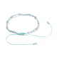 Adjustable Nylon Thread Braided Beaded Bracelets BJEW-JB04376-05-3