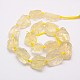 Natural Lemon Quartz Beads Strands G-G543-07C-2