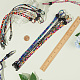Gorgecraft 10pcs 10 Farben Polyester-Brillenband im Ethno-Stil AJEW-GF0007-12-3