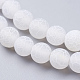 Natural Crackle Agate Beads Strands X-G-G055-6mm-5-3