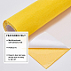 BENECREAT 15.7x78.7(40cmx2m) Self-Adhesive Felt Fabric Yellow Shelf Liner for Cup Mat Making and Jewelry Box Decoration DIY-WH0146-04H-4