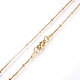 304 Stainless Steel Box Chain Necklaces NJEW-F248-12A-G-2
