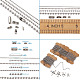Craftdady 304 connecteurs de chaîne à billes en acier inoxydable et kits de chaînes à billes DIY-CD0001-03-10