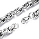 201 bracelet chaîne de corde en acier inoxydable pour hommes femmes BJEW-S057-66-3