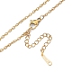 304 Stainless Steel Cable Chains Necklace for Men Women NJEW-N050-A04-G20-2