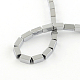Electroplate Non-magnetic Synthetic Hematite Bead Strands G-S203-11I-2