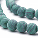Synthetic Malachite Beads Strands G-T106-198-2