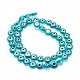 Chapelets de perles rondes de chalumeau manuelles de mauvais œil LAMP-L058-10mm-11-2