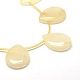 Teardrop Natural Yellow Aventurine Beads Strands G-P063-152-3