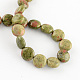 Natural Unakite Stone Beads Strands G-R189-05-2