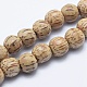 Hebras naturales de perlas de madera de coco COCB-P002-06-2