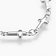304 de acero inoxidable pulseras de cadena enlace BJEW-P239-07-2