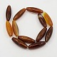 Natural Striped Agate/Banded Agate Beads Strands G-L008-05-2