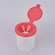 プラスチックペンカップ  清掃用  レッド  5.8~7.3x7.6cm AJEW-WH0096-99A-2