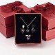 Rectangle Cardboard Jewelry Set Boxes BC106-5