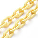 Colliers de chaîne de câble en plastique ABS personnalisés NJEW-JN02849-05-3