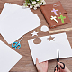 20 pièce de papier coton adhésif double face&nbsp;AJEW-WR0002-98-4