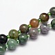 Natural Moss Agate Graduated Beaded Necklaces NJEW-F113-01C-4
