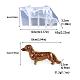 Moules en silicone bricolage chien teckel PW-WG37740-01-4