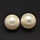 Half Drilled Round Shell Pearl Beads BSHE-M002-20mm-03-1