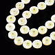 Perlas naturales de esmalte de concha de agua dulce SHEL-N026-194-07-3