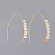 304 Stainless Steel Earring Hooks X-EJEW-JE03680-01-1