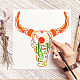 PET Hollow Out Drawing Painting Stencils DIY-WH0391-0178-6