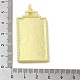 Подвеска из латуни микропаве с фианитами и эмалью KK-H458-02G-O01-3