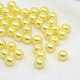 ABS Plastic Imitation Pearl Round Beads X-MACR-J119-20mm-23-1