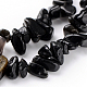 Natural Obsidian Bead Strands G-P406-36-1