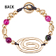 Bracelets en alliage de perles BJEW-Q695-04MG-NR-4