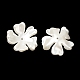 Tapas de cuentas de perlas de imitación de plástico abs OACR-A020-02-3