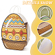 Benecreat 5 Uds. Bolsas de papel con forma de huevo de Pascua de 5 colores CARB-BC0001-19-4
