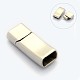 Mixed Styles Glazed or Matte Rectangle 304 Stainless Steel Magnetic Bracelet Clasps STAS-I011-05B-3