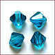 Abalorios de cristal austriaco de imitación SWAR-F022-3x3mm-243-3