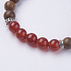 Natural Lava Rock Beads Stretch Bracelets BJEW-I241-15A-2