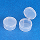 Benecreat 30 Packung 7 ml runde durchsichtige Aufbewahrungsbehälter aus Kunststoffperlen mit Klappdeckel für Artikel CON-BC0004-18-4