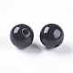 Perles d'onyx noir naturel G-K275-13-6mm-1